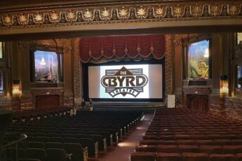 The interior of the Byrd Theatre