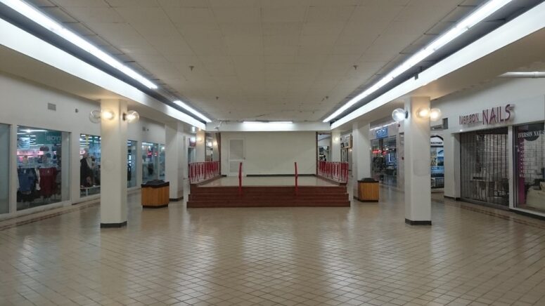 Inside Long Decline of Iverson Mall in Hillcrest Heights, MD