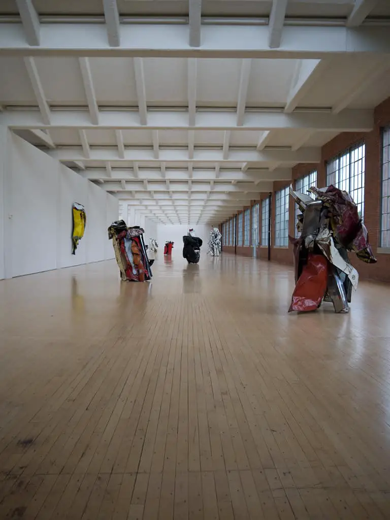 Best places to visit in Beacon - John Chamberlain Installation at Dia Beacon