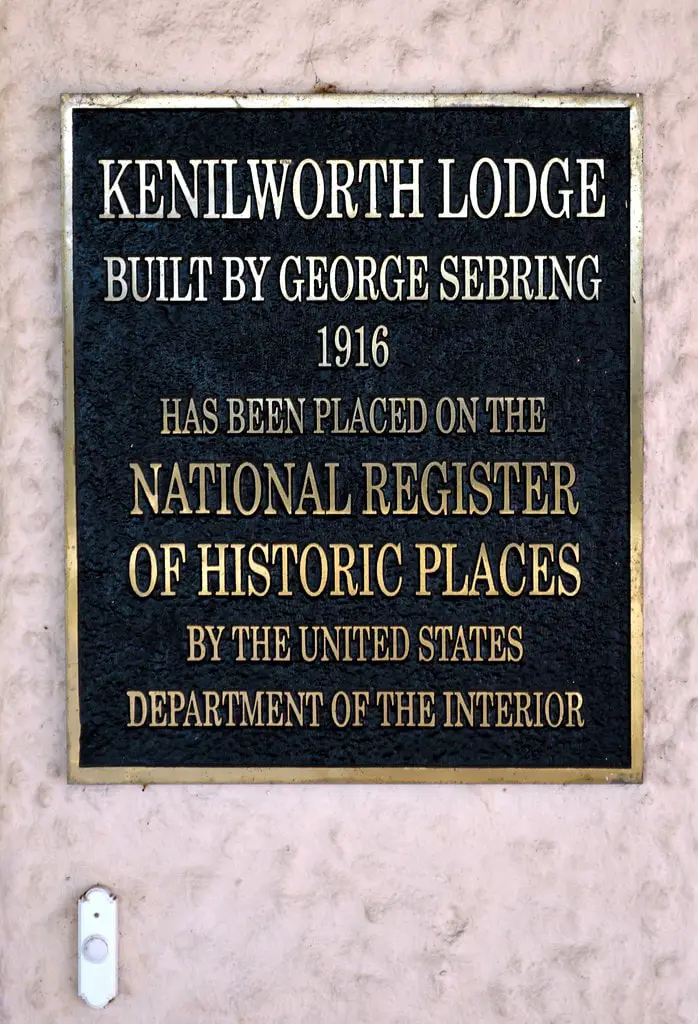 Kenilworth Lodge in Sebring