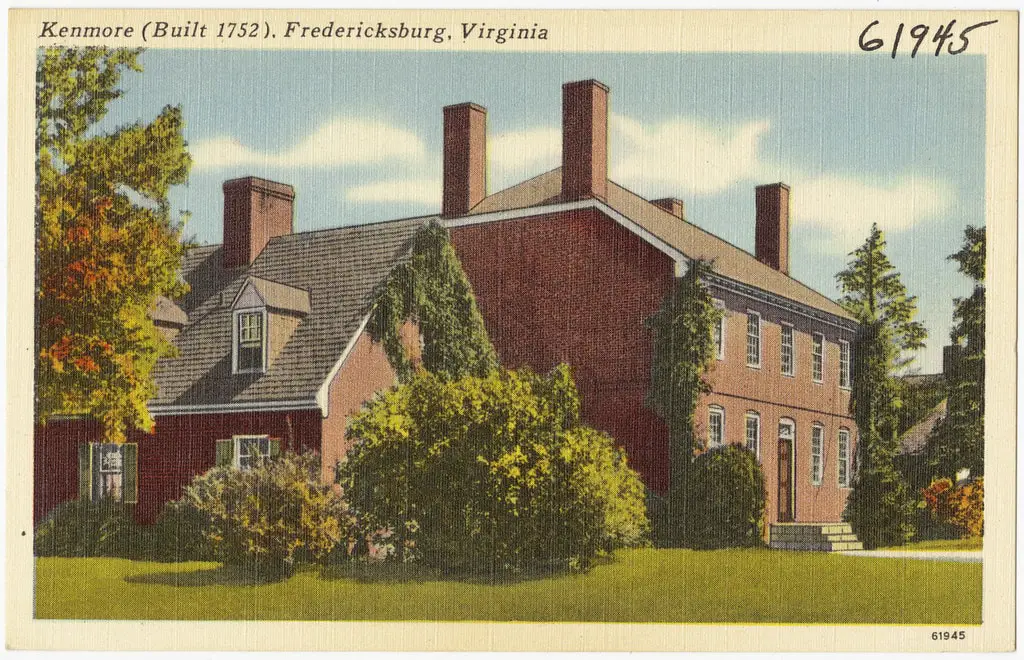 Kenmore (built 1752), Fredericksburg, Virginia