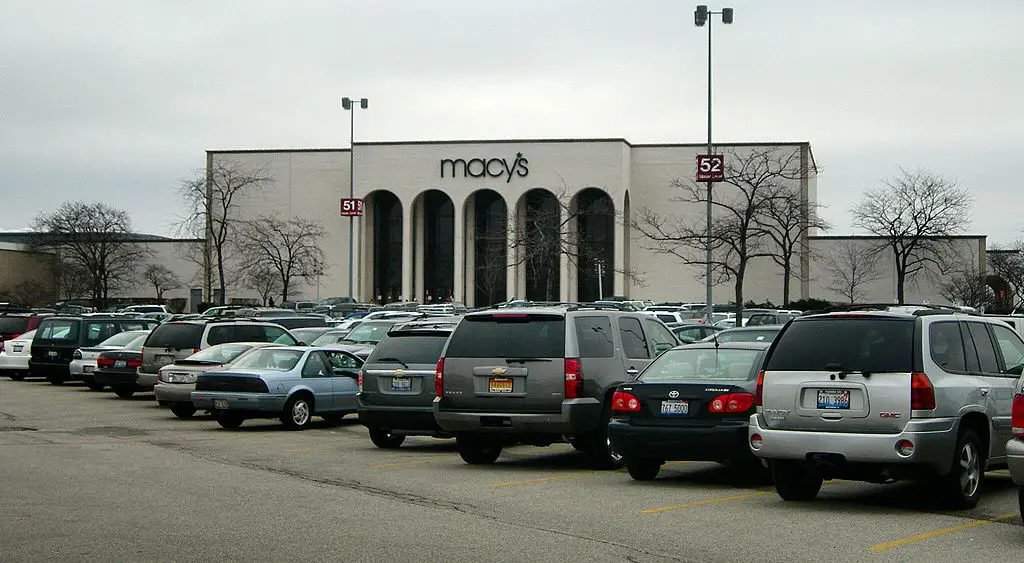 Macy's store at Hawthorn mall