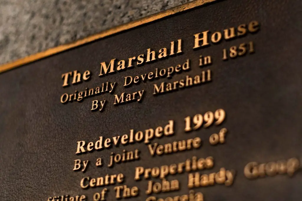 Marshall House in Savannah, GA