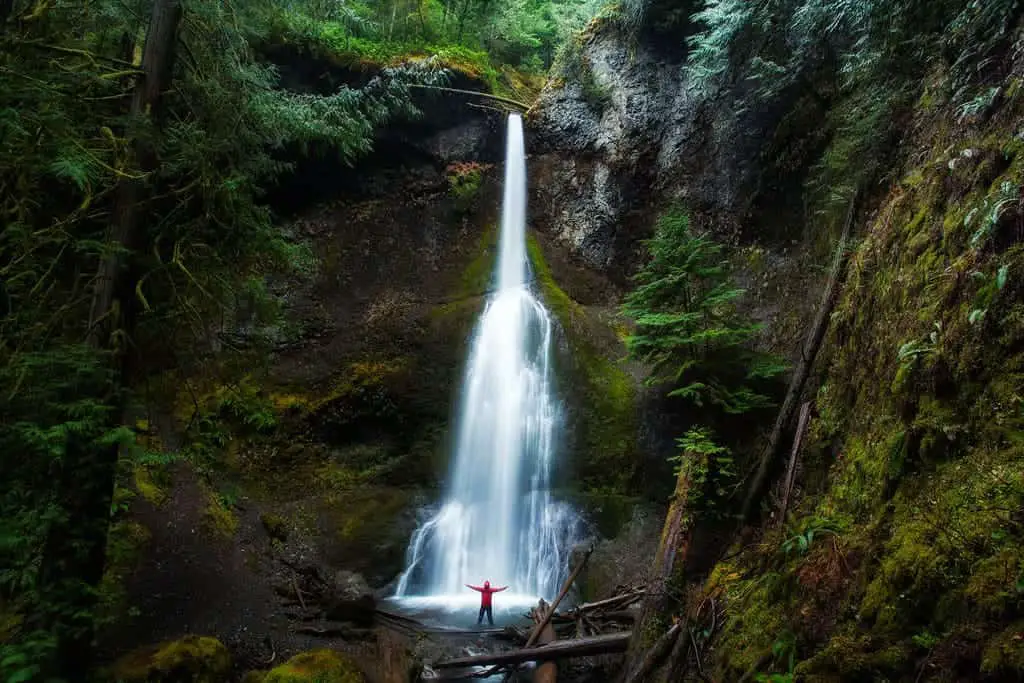 Marymere Falls in Washington Explorer by Michael Matti
