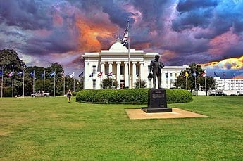 Montgomery Al ~ Alabama State Capitol ~ Exterior