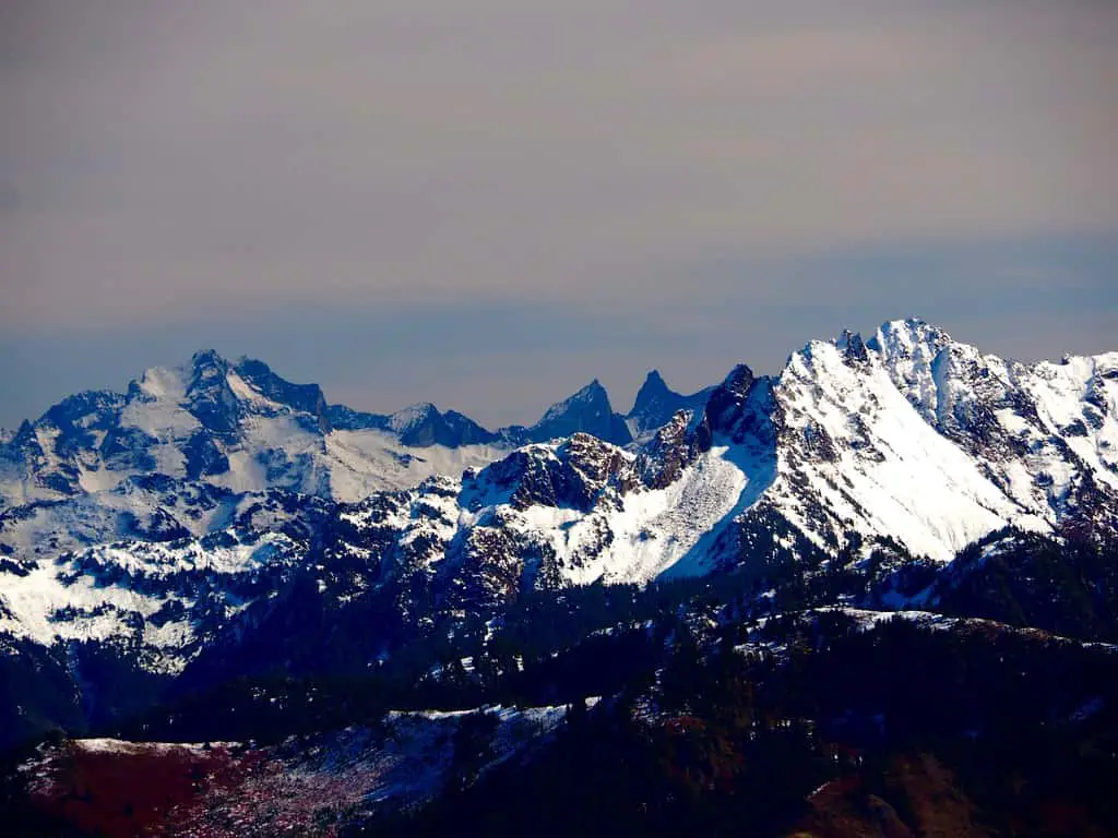 Mount Redoubt, Mox Peaks, and Sefrit in the North Cascades