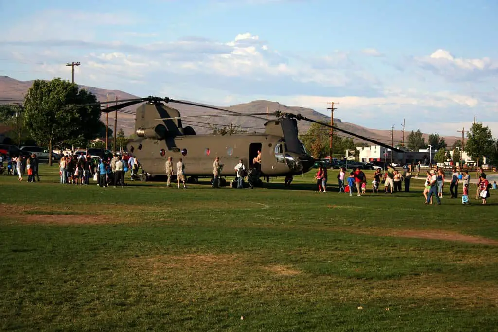 Places to go in Carson City - National Night Out - Army Helicopter
