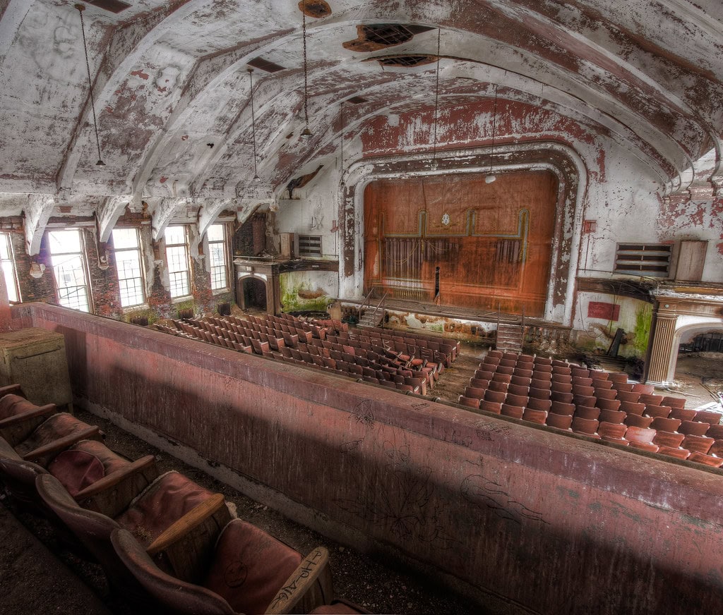 Norwich State Hospital theater