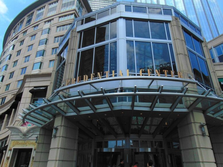 Prudential Center in Boston, MA, Went From Wetland to Walkway Hub
