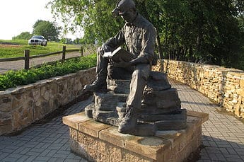 Quecreek Mine Rescue Site Coal Miner Statue