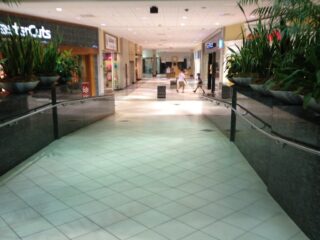 Inside Quintard Mall in Oxford, AL: Half Mall, Half Something Else Now