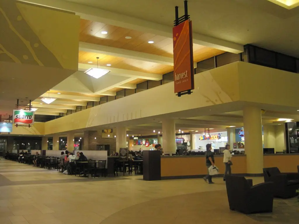 Serramonte Center interior food court side