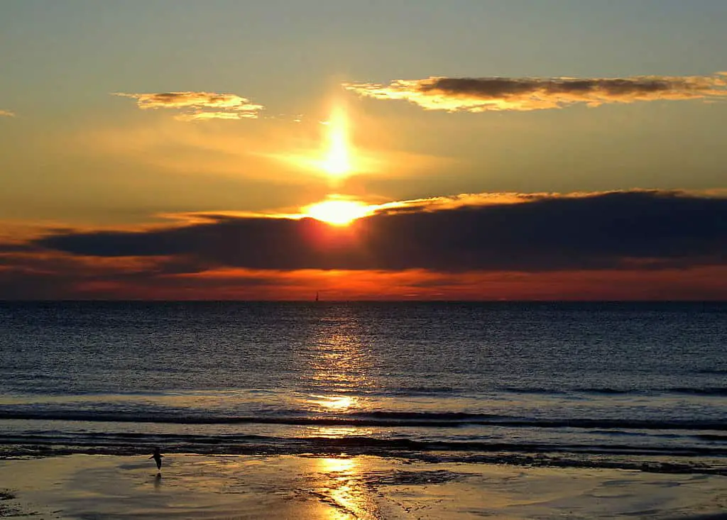 Sunrise on Long Sands Beach