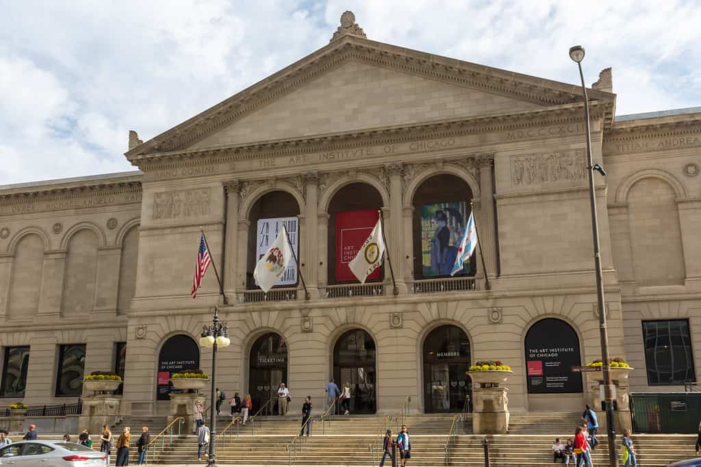 The building of the Art Institute of Chicago: one of the largest art museums in the United States