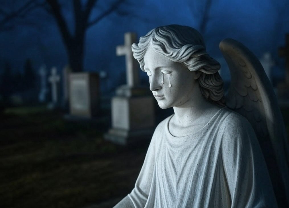 The Weeping Angel of Shellsburg Cemetery - Iowa Ghost StoriesThe Weeping Angel of Shellsburg Cemetery - Iowa Ghost Stories