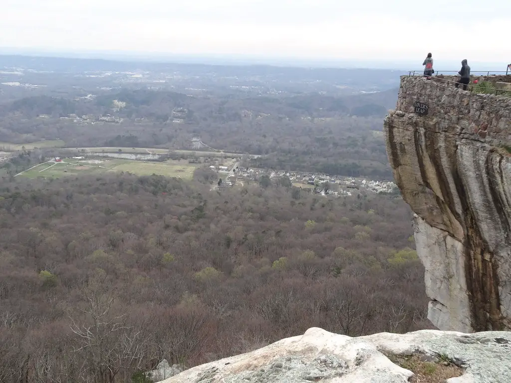 Things to do in Chattanooga - Lovers Leap at Rock City Gardens