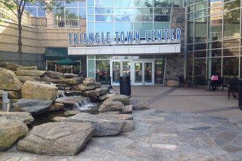 The entrance to Triangle Town Center