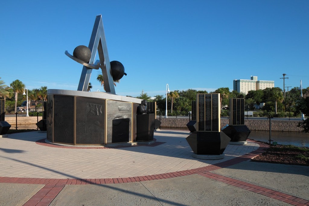 US Space Walk of Fame, Titusville Florida, Apollo Monument