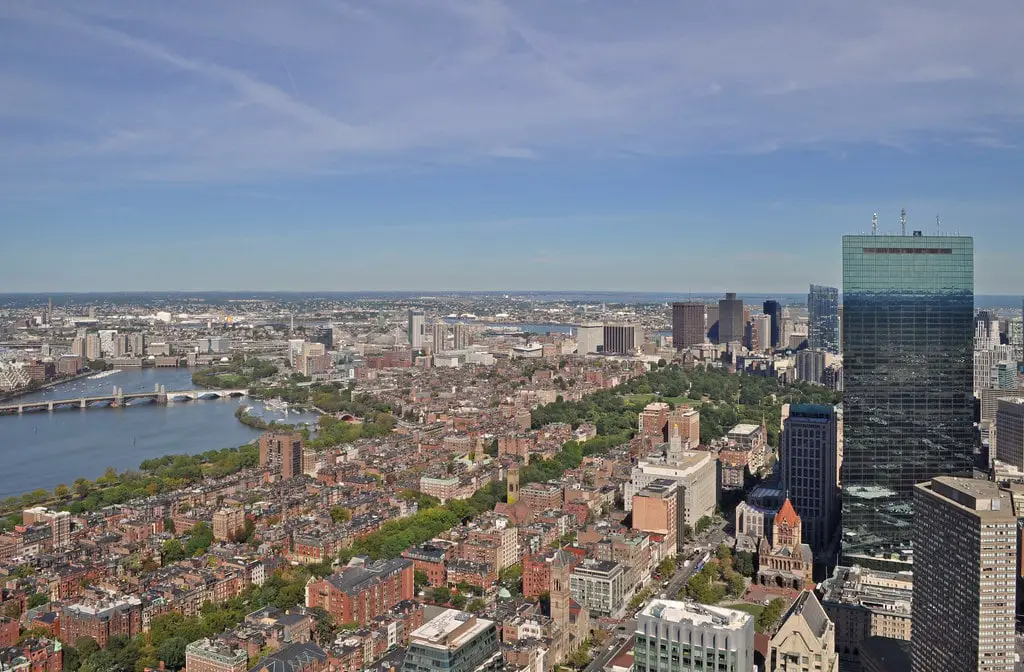 Massachusetts - Boston - view from Prudential Center