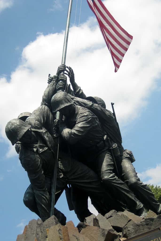 Places to go in Arlington: United States Marine Corps War Memorial
