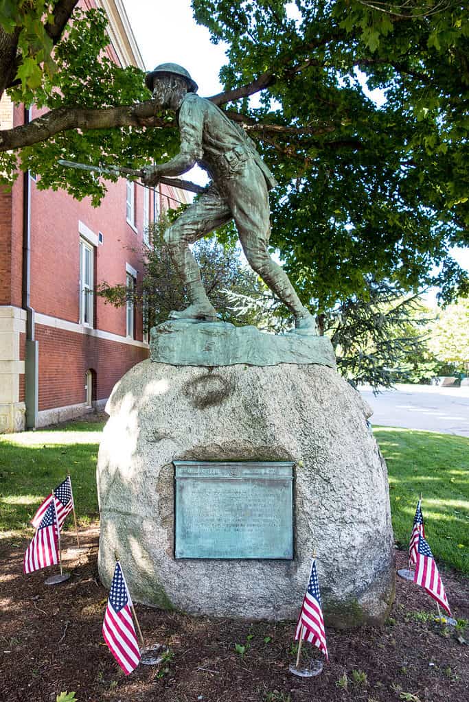 Warwick Rhode Island memorial of WWI