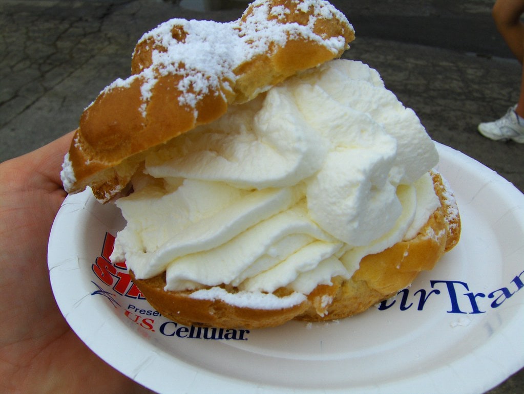 What food is Wisconsin known for - Cream Puff