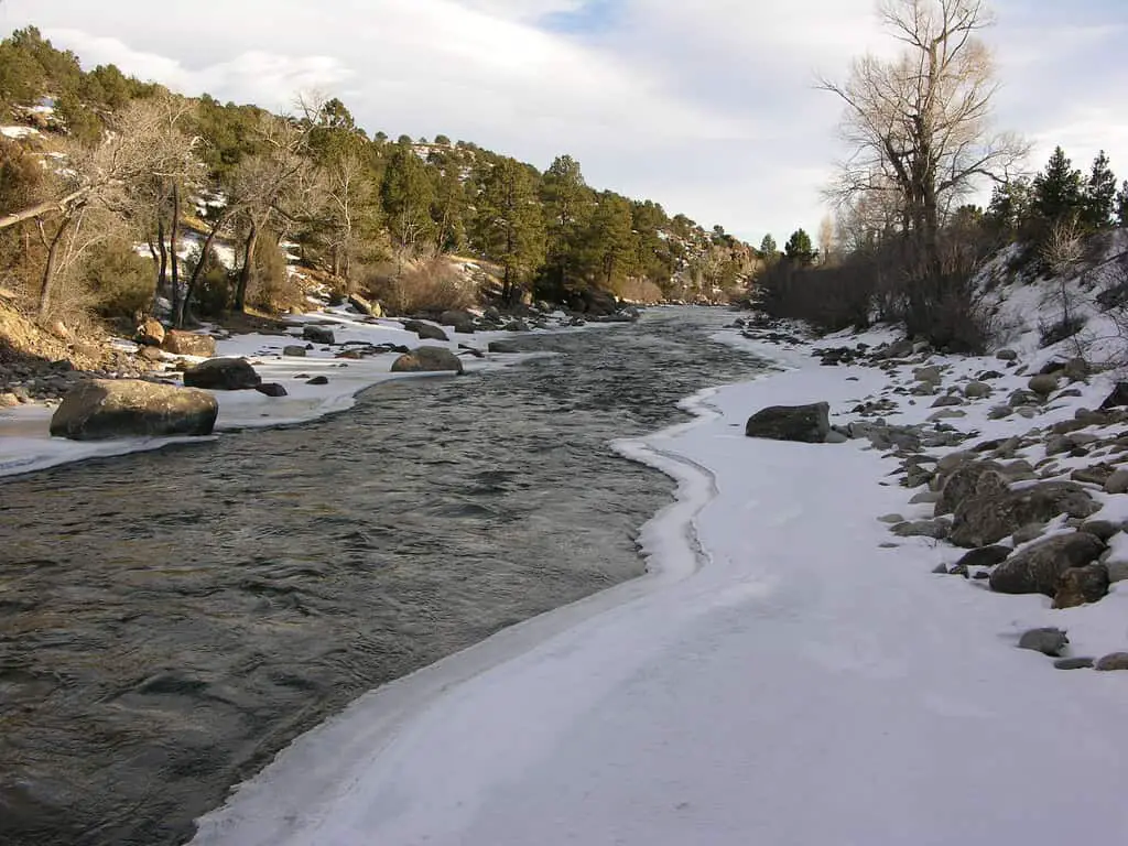 Winter Arkansas River